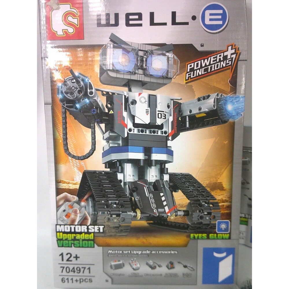 Sembo Block Model 704971 Well-e Robot Power Functions 611+ Pieces